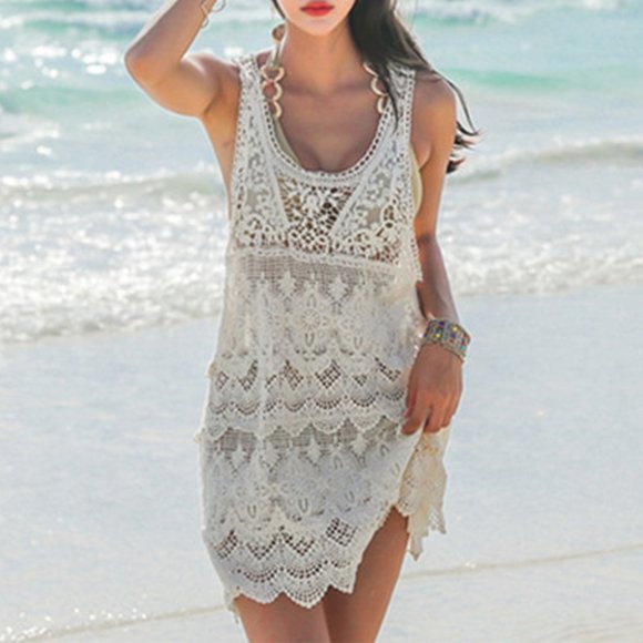 American Eagle Outfitters Dresses & Skirts - American Eagle Ivory Boho Lace Dress